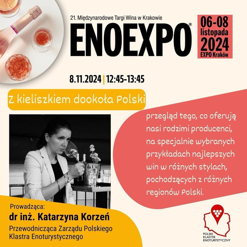 „Z kieliszkiem dookoła Polski” - degustacja Enoexpo