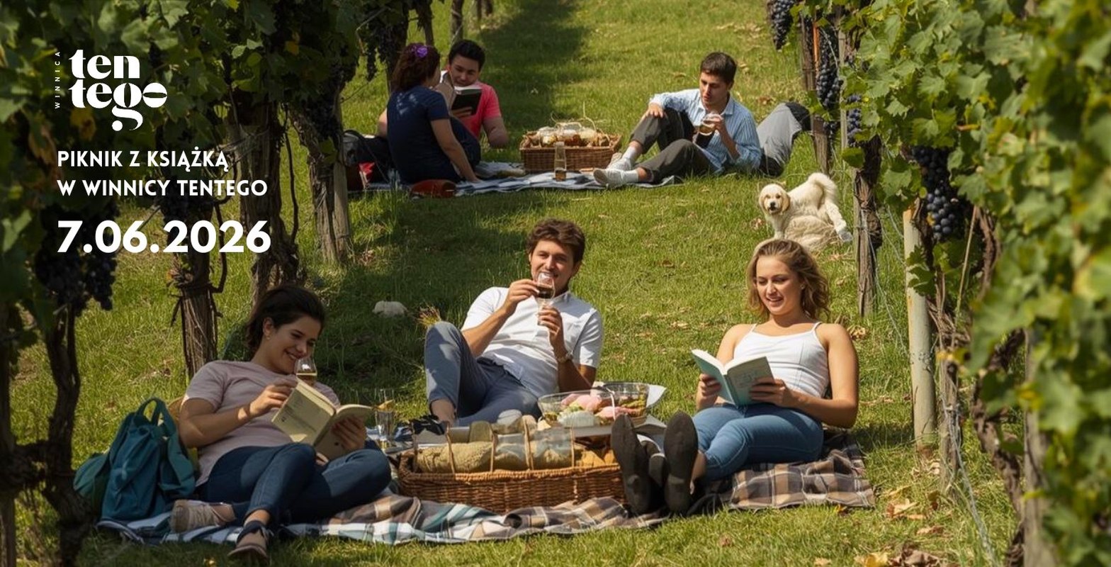 "Piknik z książką" w Winnicy Tentego