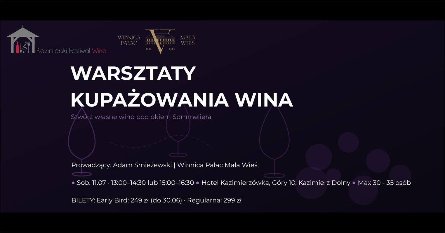 Warsztaty z Kupażowania Win - Pałac Mała Wieś
