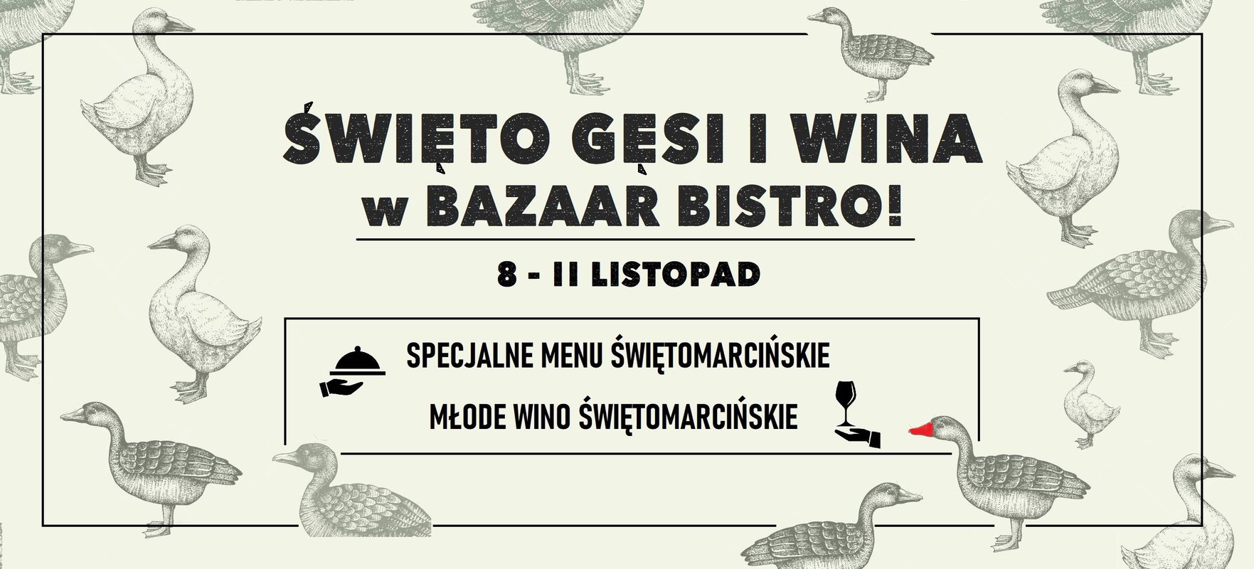 Święto gęsi i wina w Bazaar Bistro