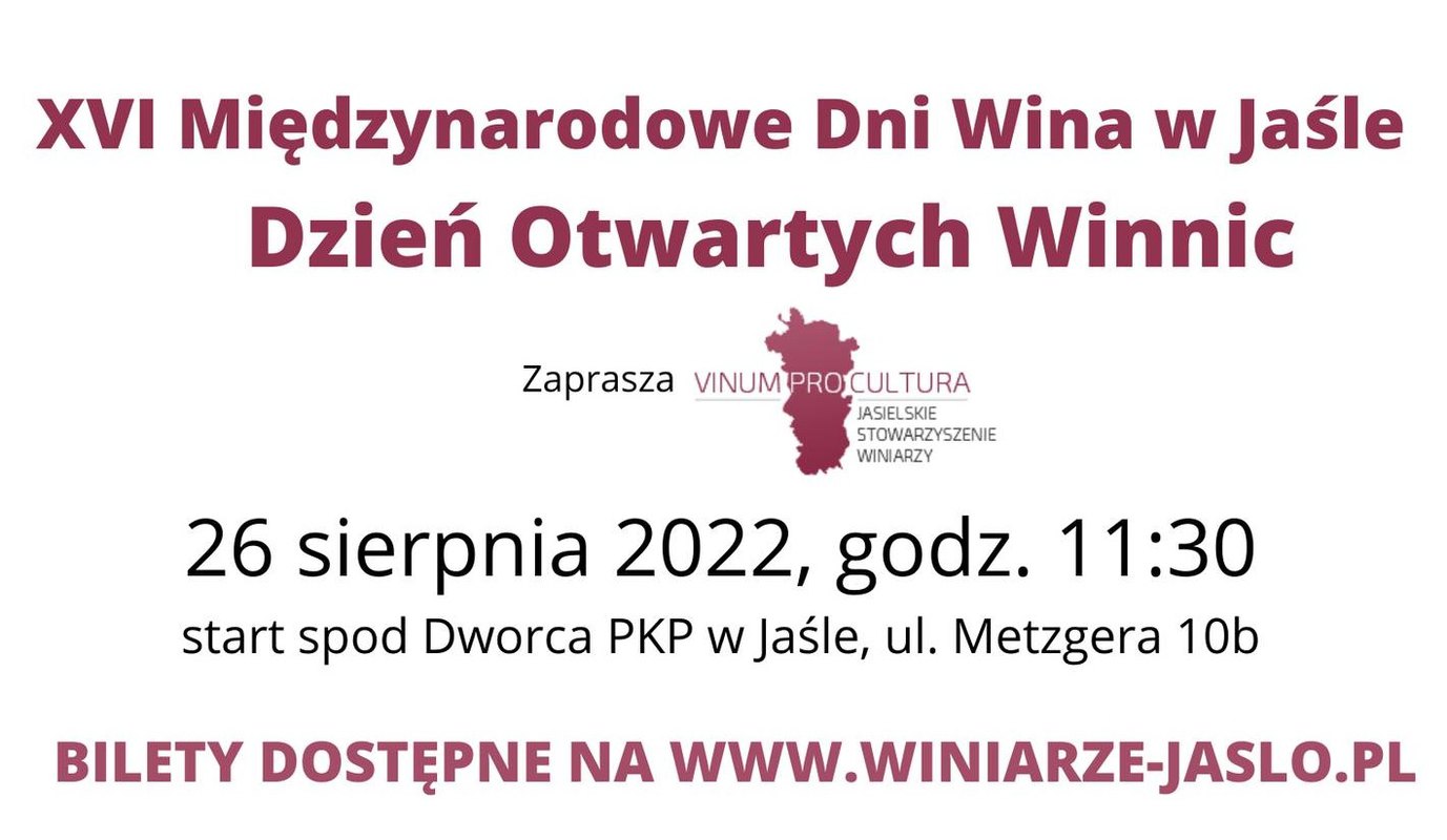 Dzień Otwartych Winnic 2022 - XVI MDW