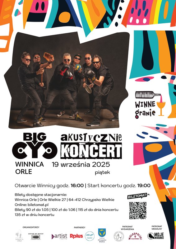 BIG CYC akustycznie - WINNEgranie 2025 - Winobranie w Winnicy Orle