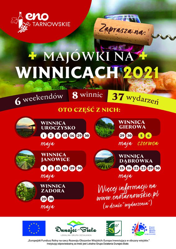 Majówki Na Winnicach w ENOTarnowskie